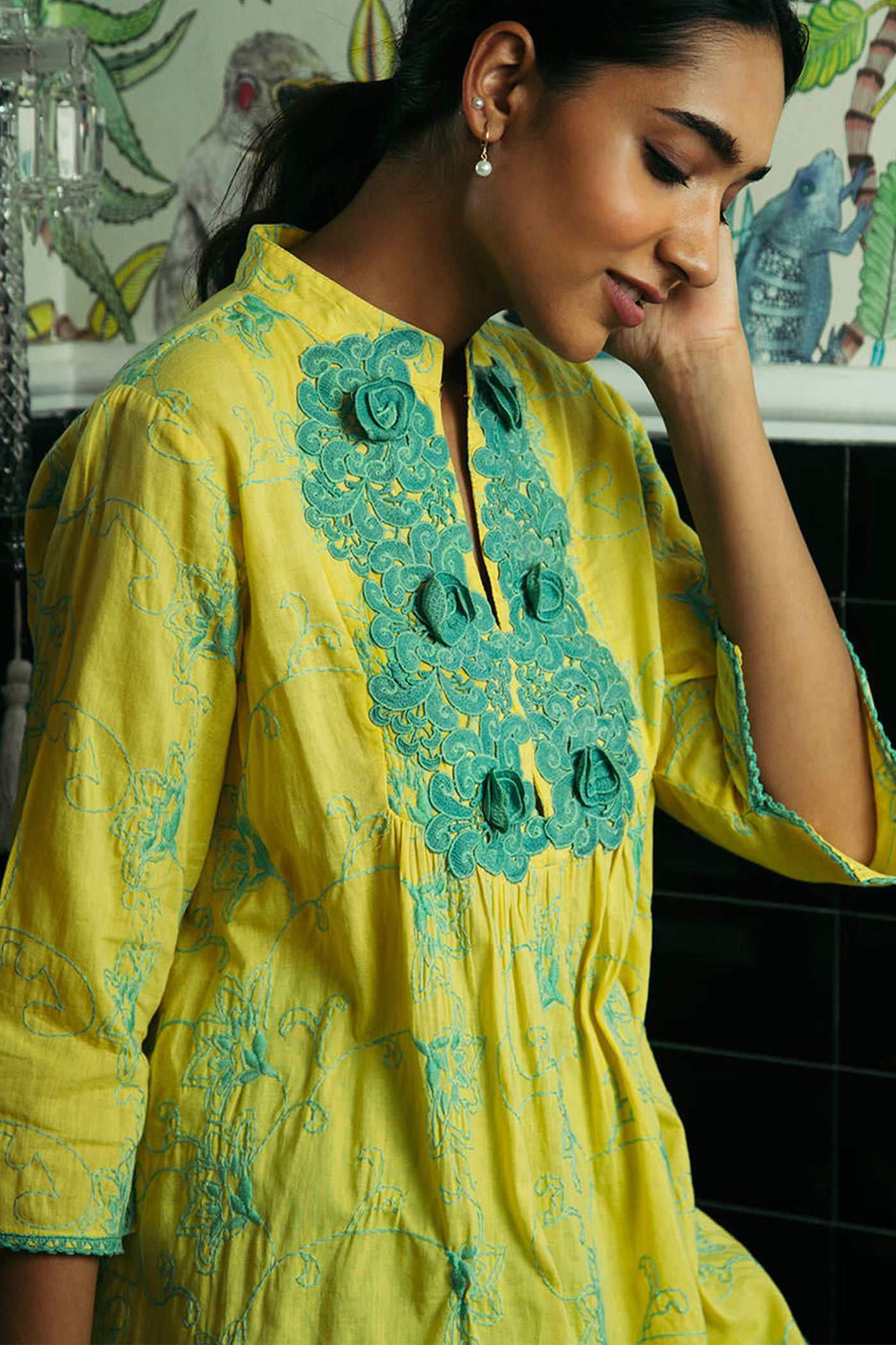 a line kurta set