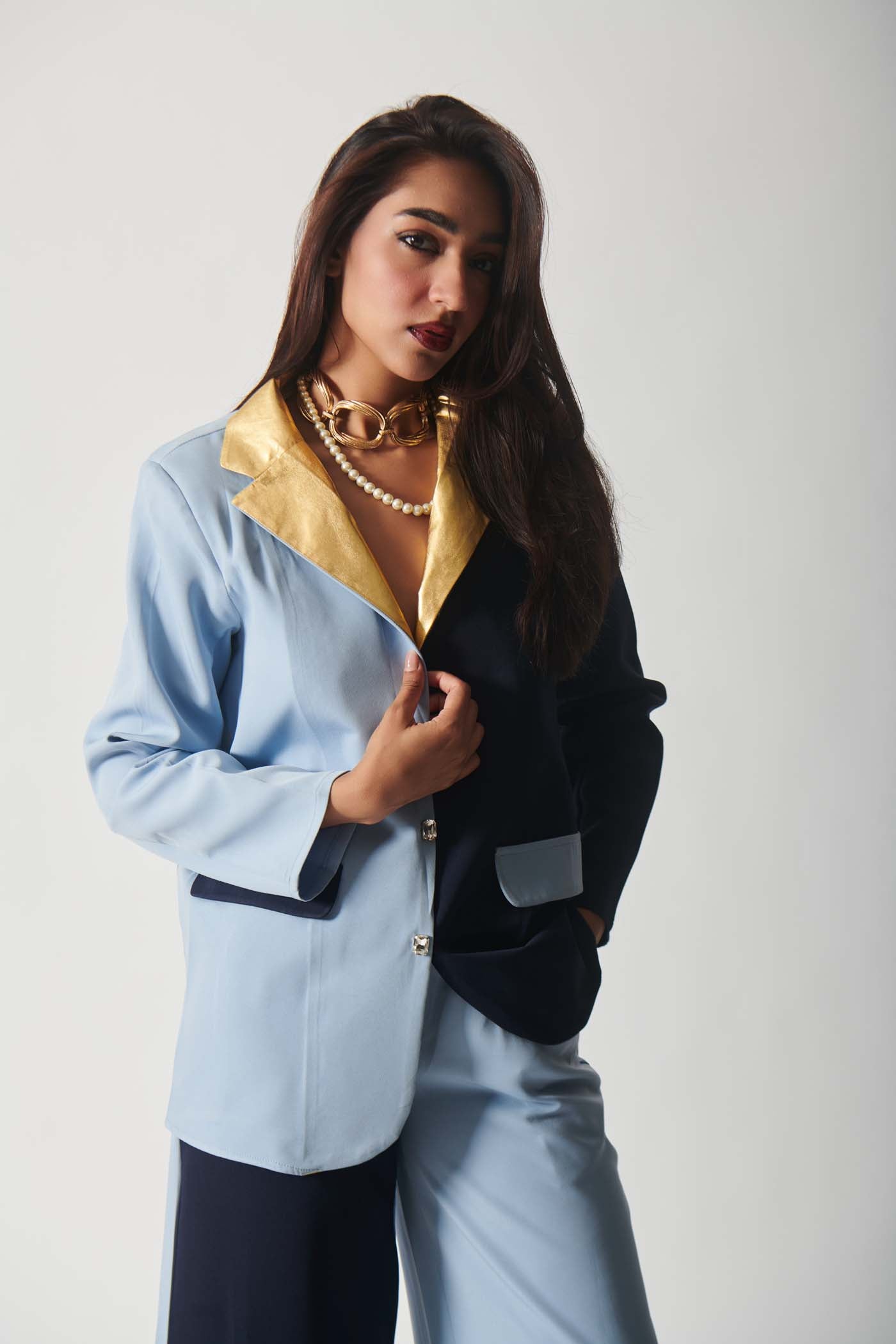 Dual Tone with Gold Highlights Pant