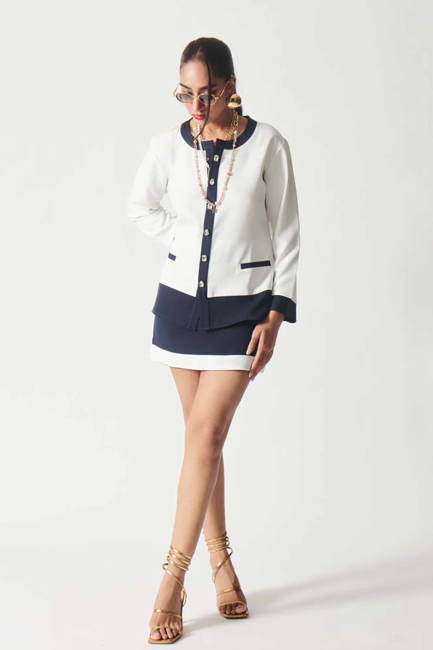 Anisha Sethi In Timelesss Mini Coord Set