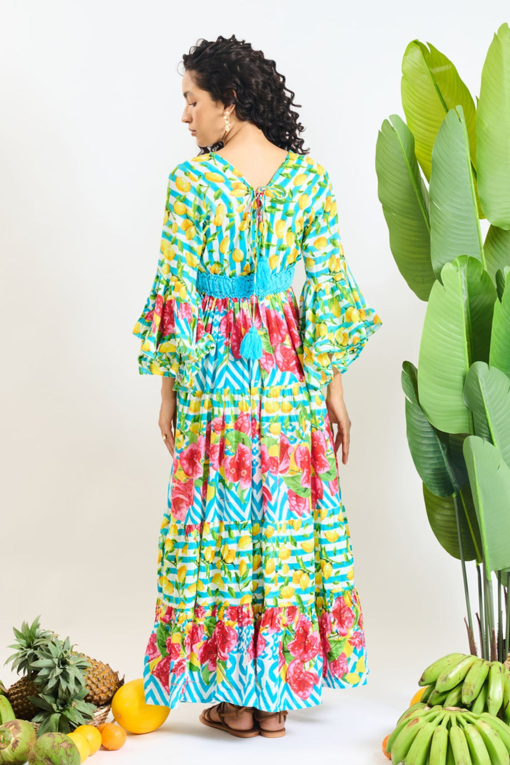 Radiant Blooms Lace Dress
