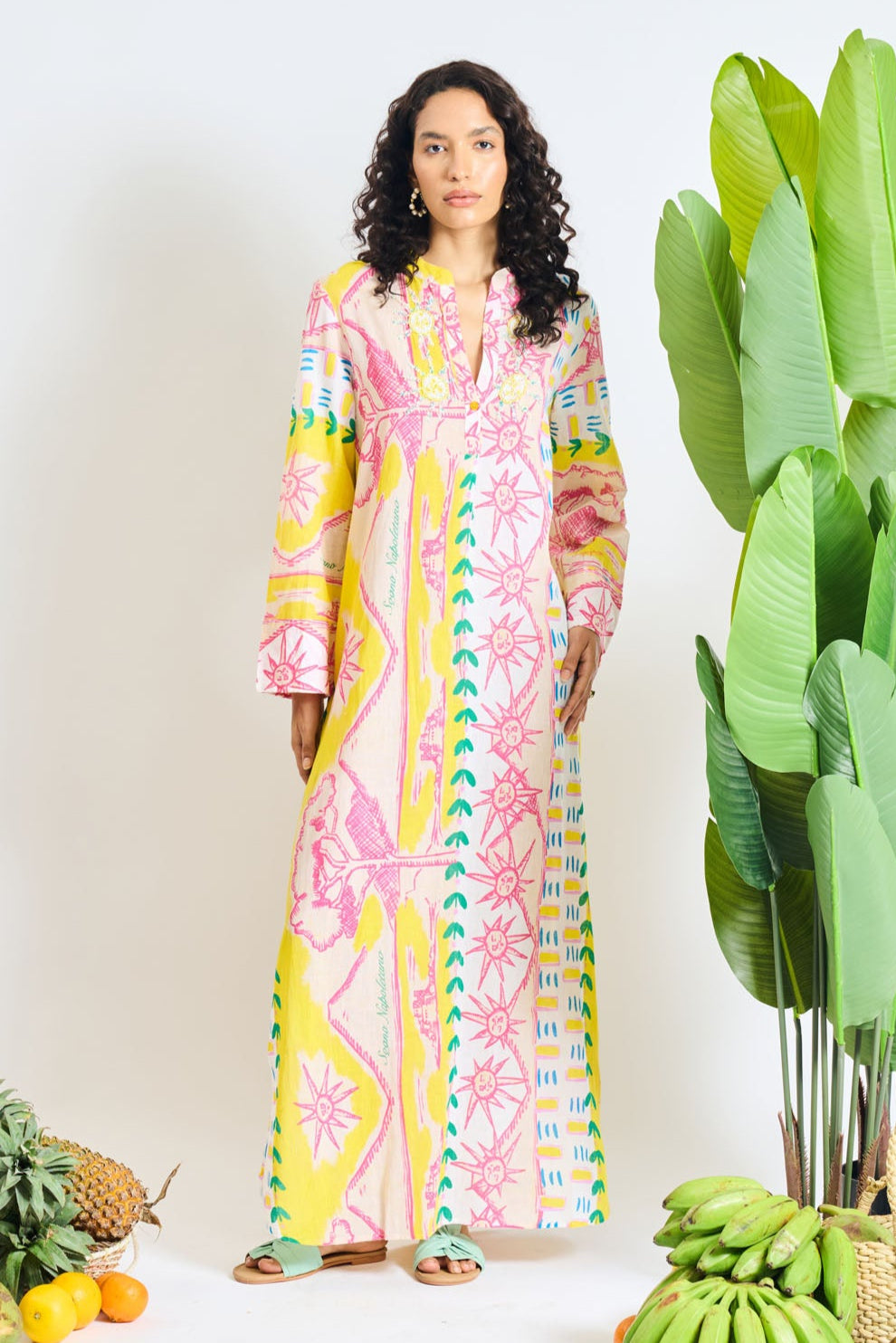 Yellow Madrine Long Dress