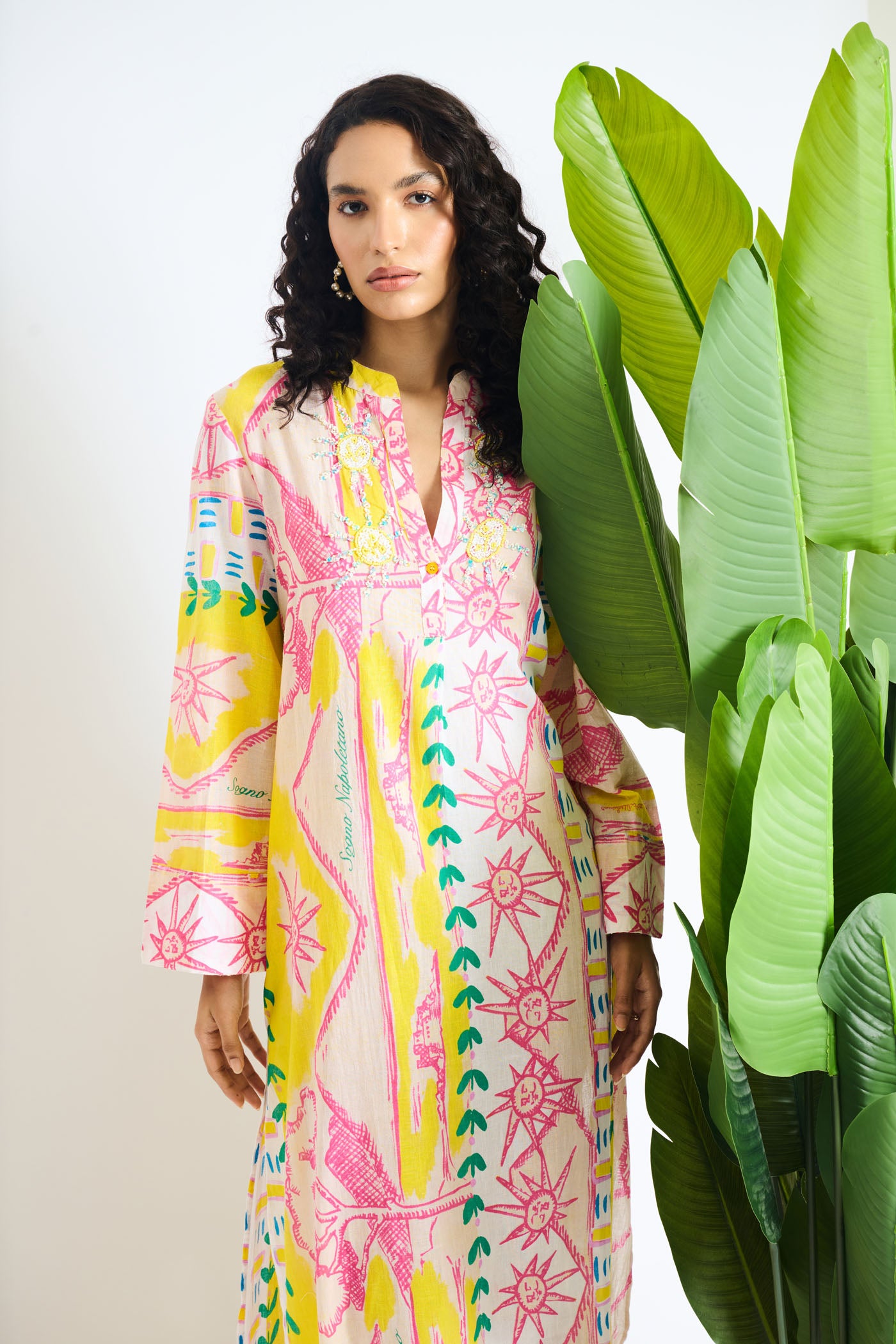 Yellow Madrine Long Dress