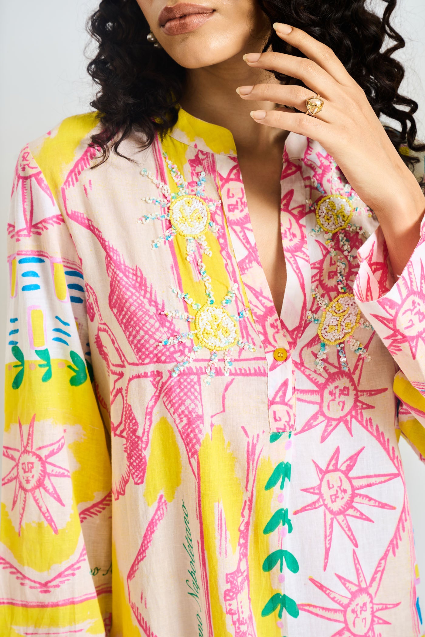 Yellow Madrine Long Dress