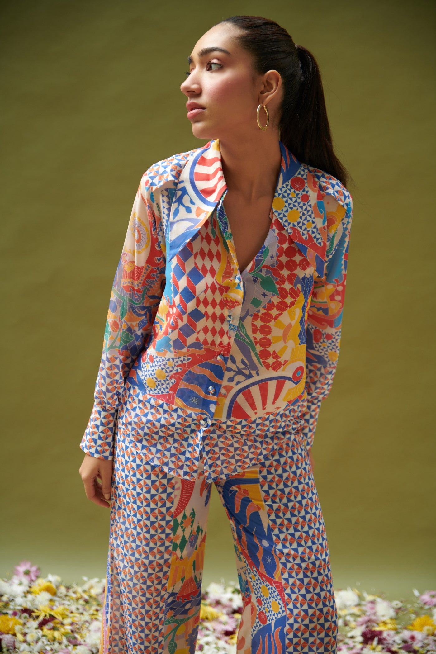 Multicolor Printed Shirt
