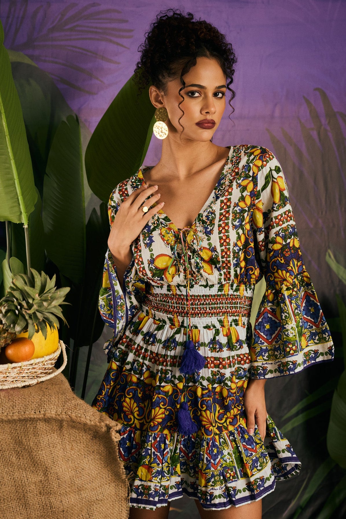 Lemon Lush mini Dress