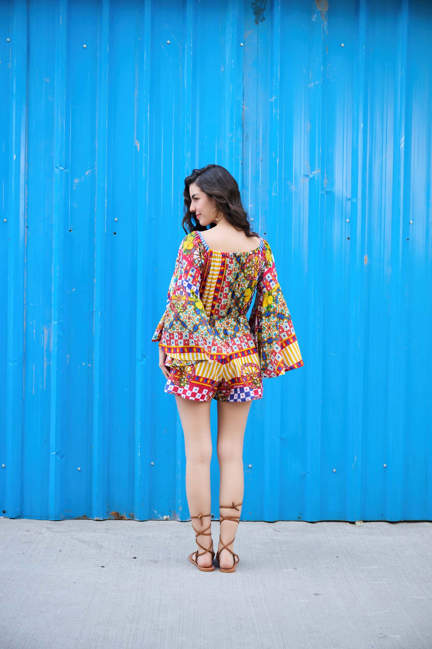 Ankana Ghosh In Color Pop Embroidered Playsuit