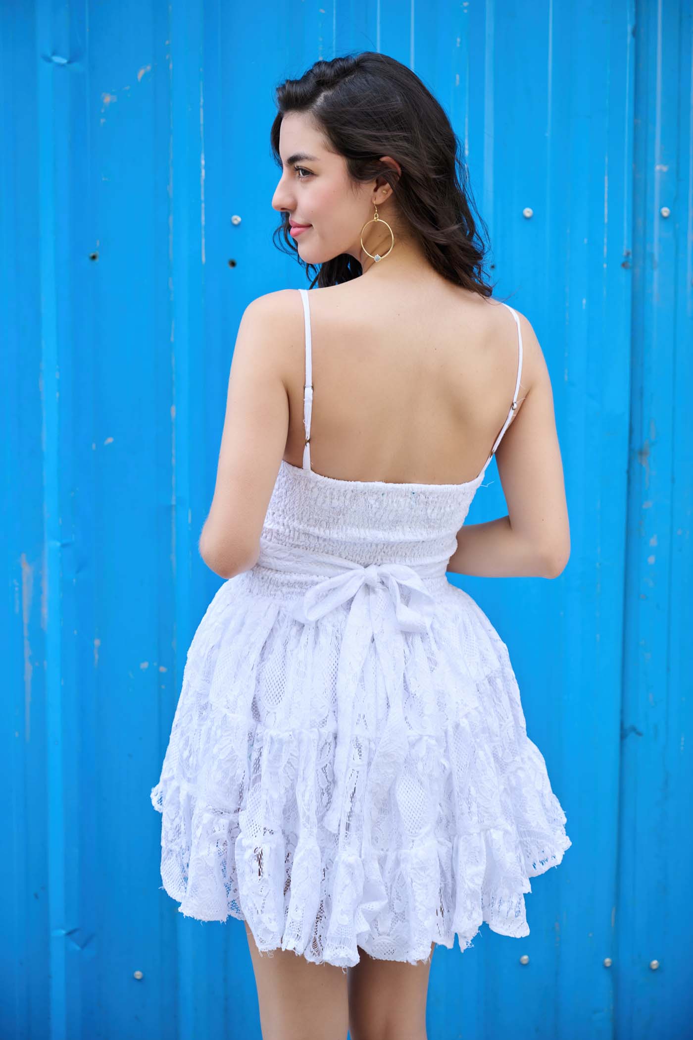 Shweta Tiwari In Lush Mirage Bow Mini