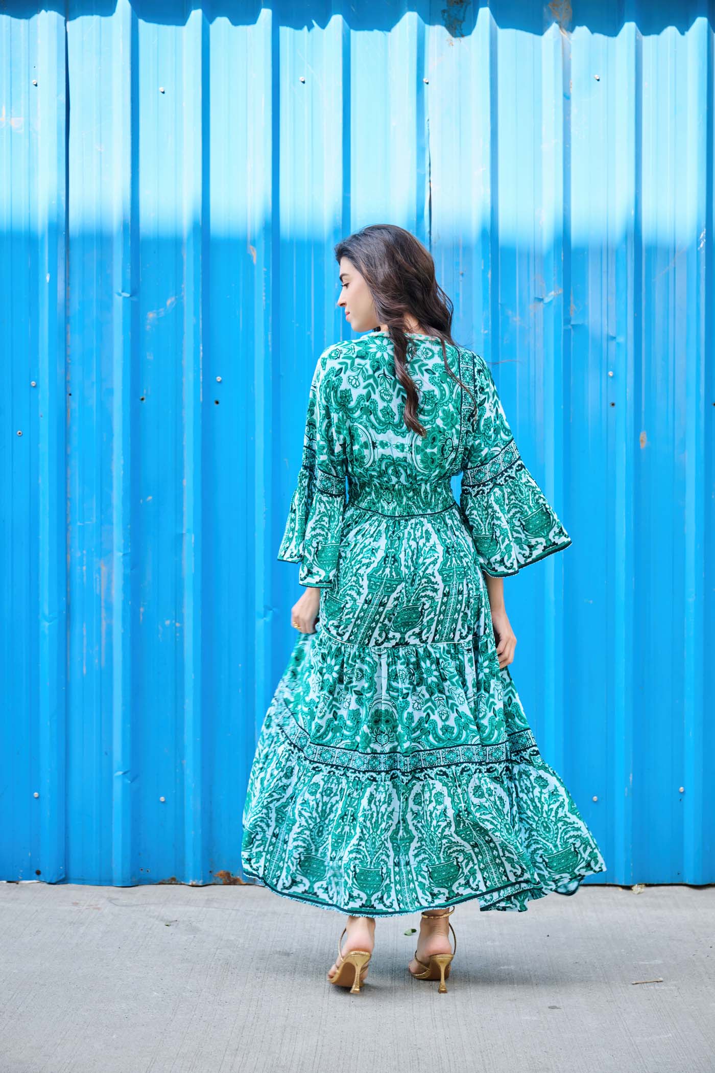 Niharika In Emerald Breeze Maxi