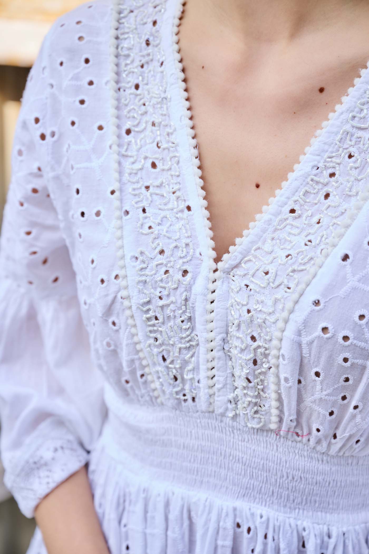 White Serenity Mini Dress