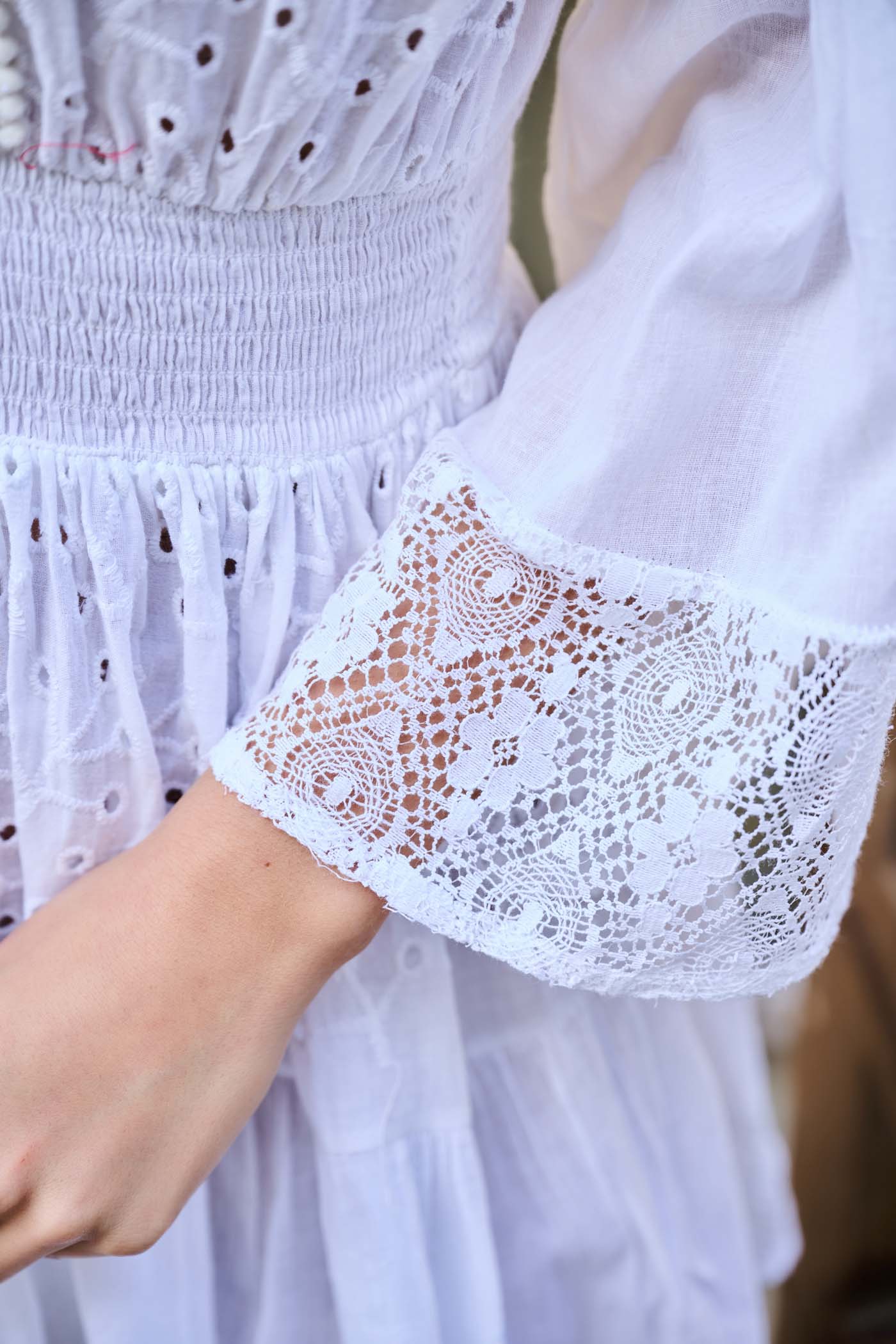 White Serenity Mini Dress