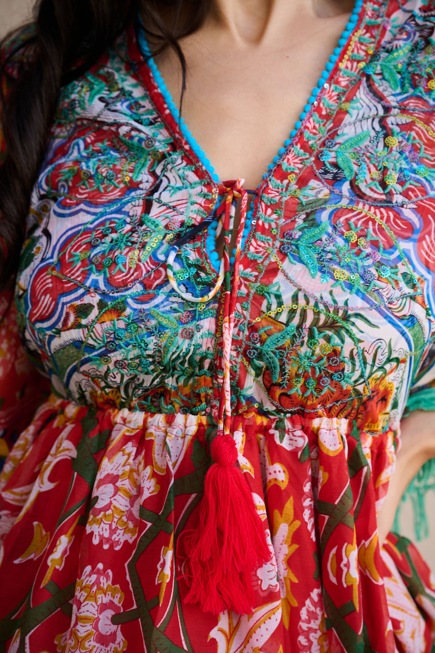 Aurora Petal Mini Dress