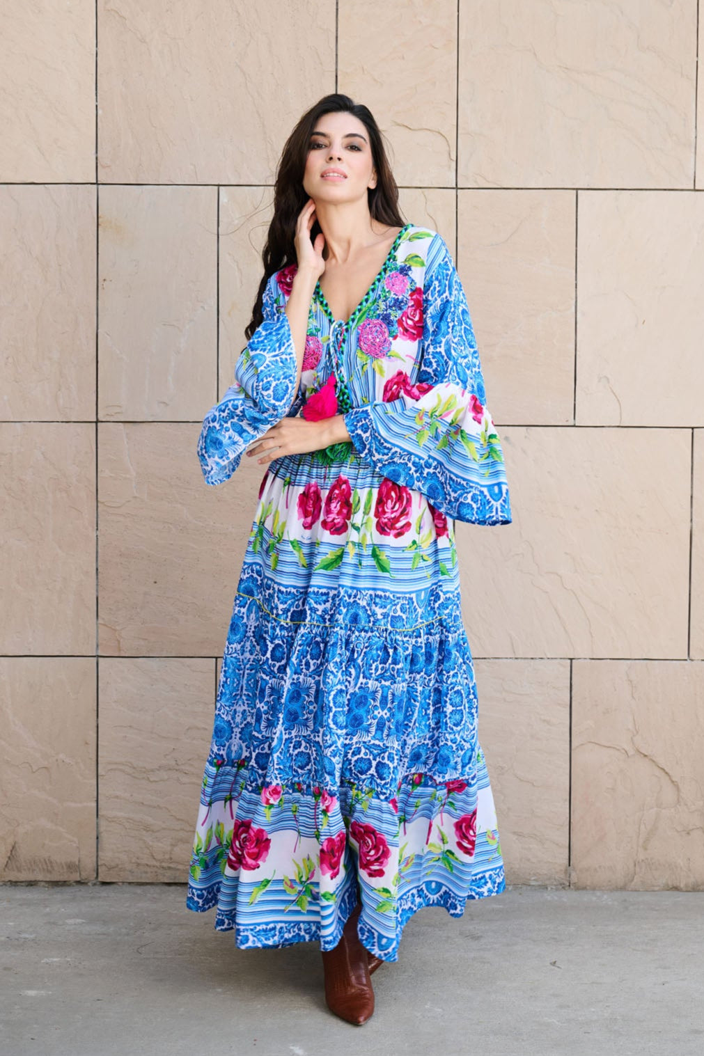Braided Bloom Maxi