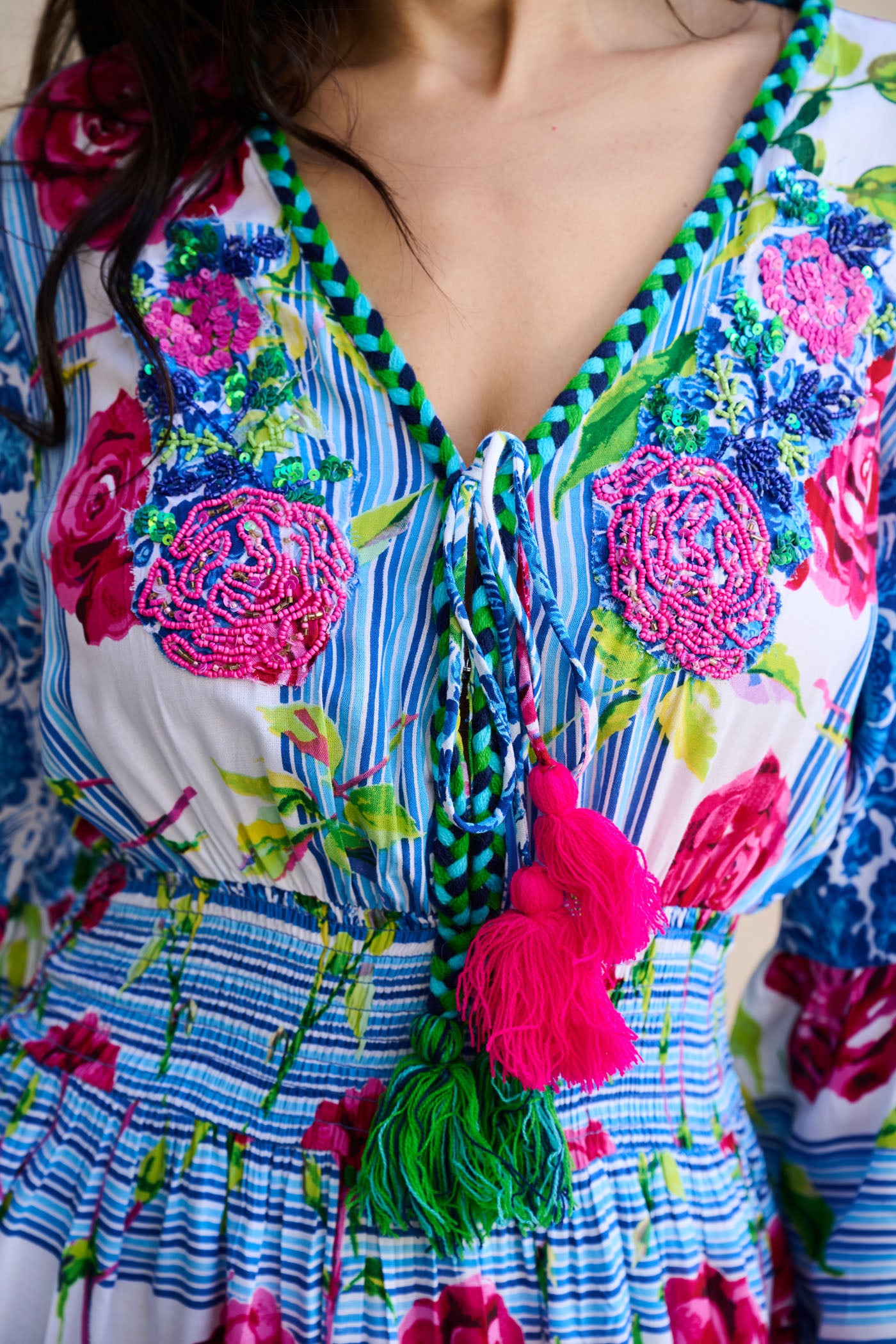 Braided Bloom Maxi