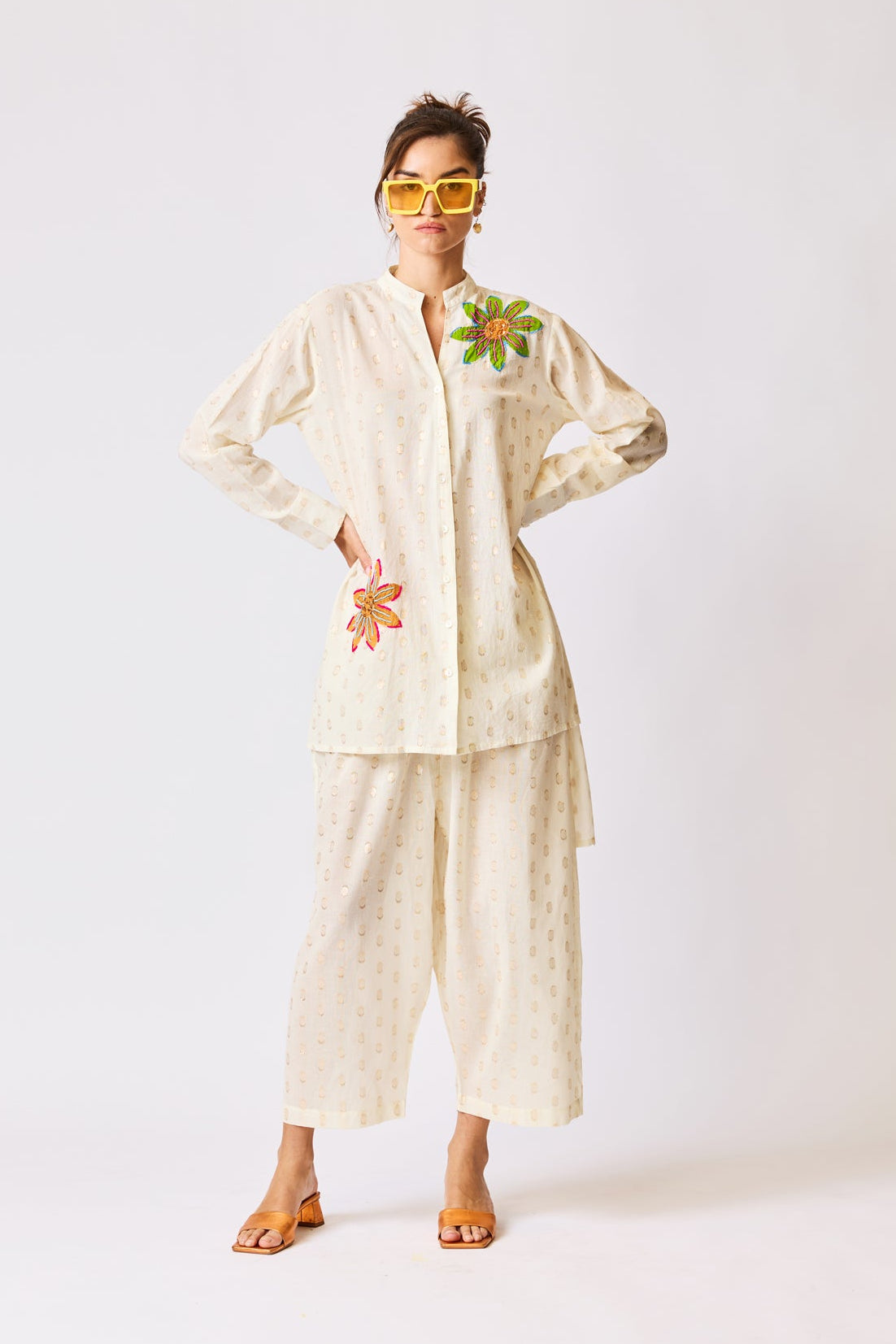 Ivory Bloom Pant