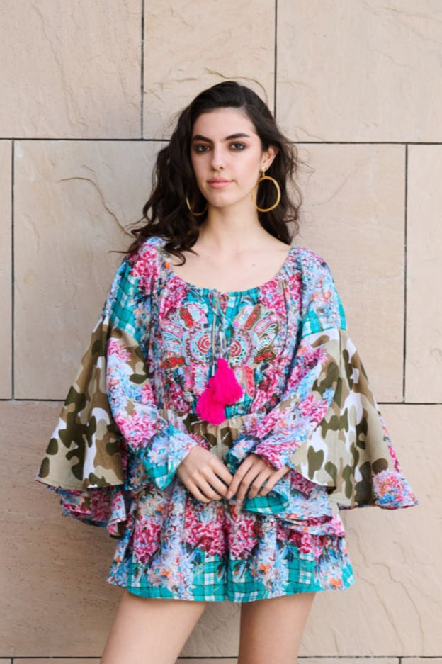 Tropical Drizzle Playsuit