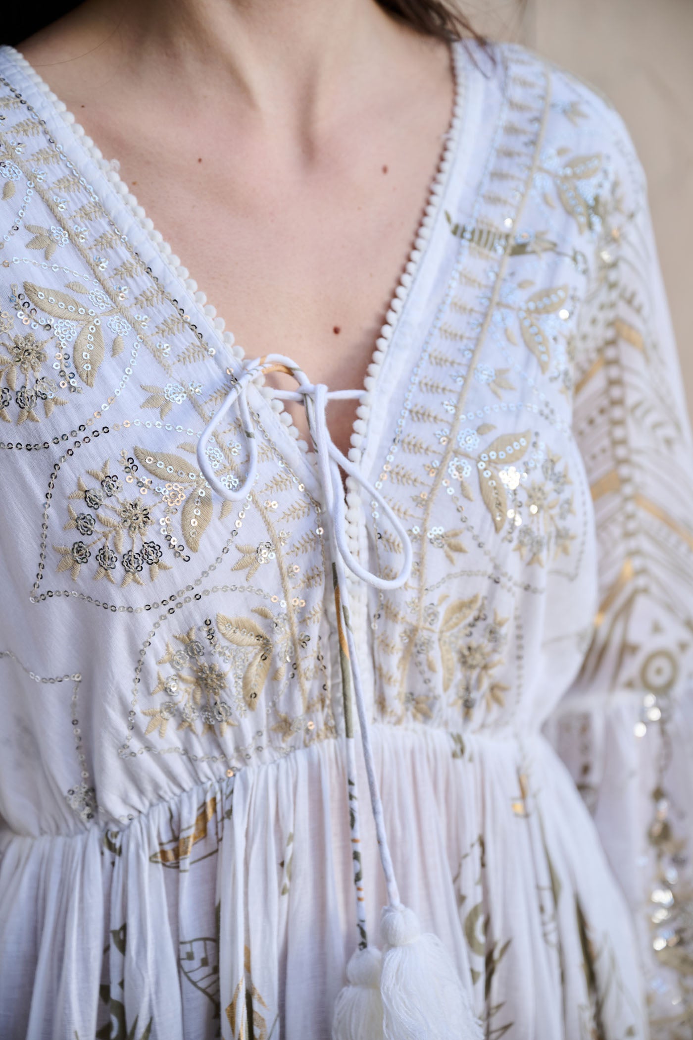 White Willow Mini Dress