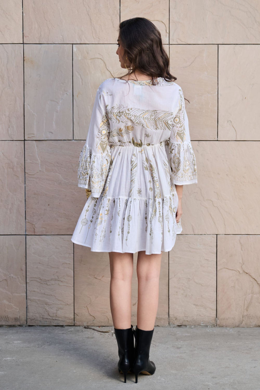 White Willow Mini Dress