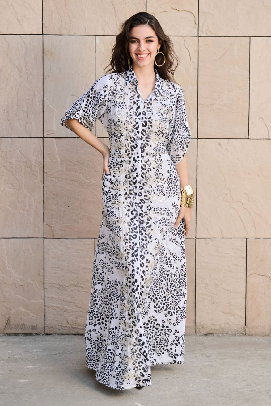 Wild Luxe Shirt Dress