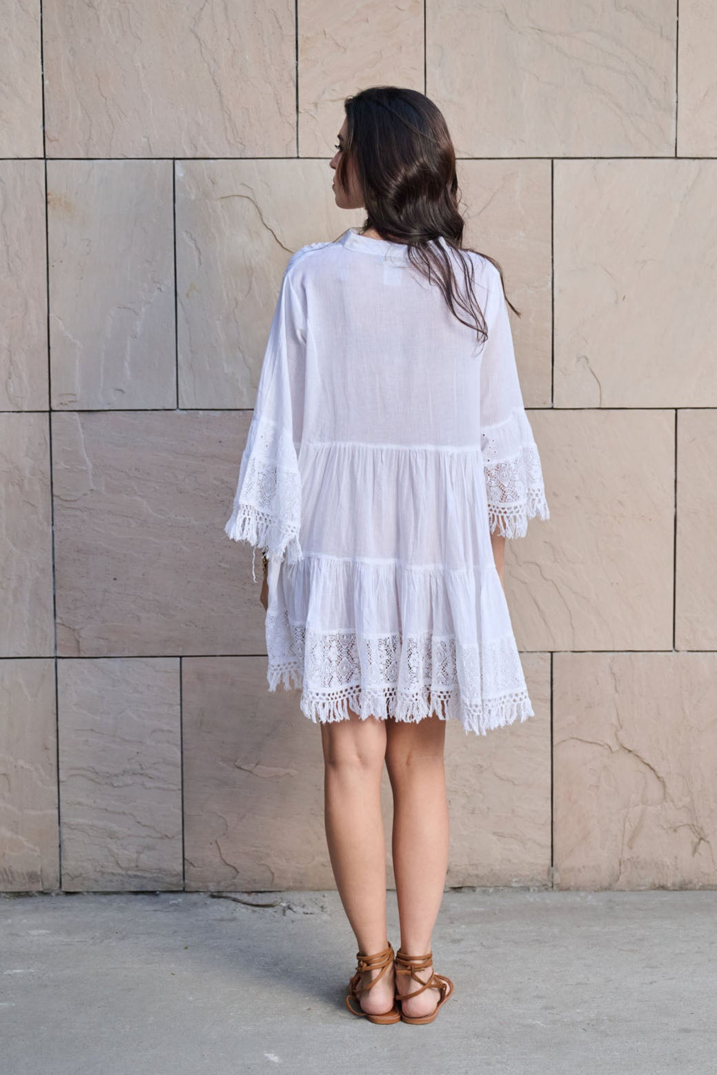 Timeless Ivory Cascade Dresss