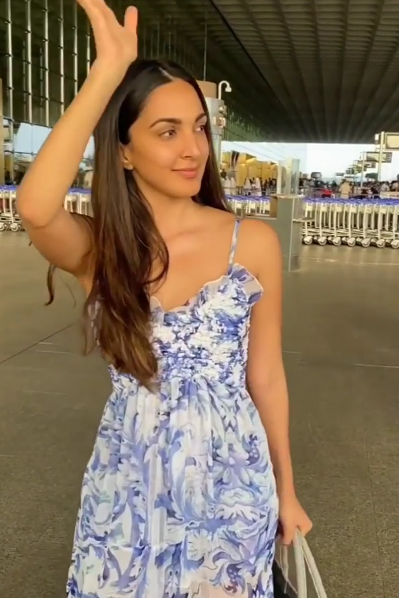 Kiara Advani In Georgette Maxi Dress