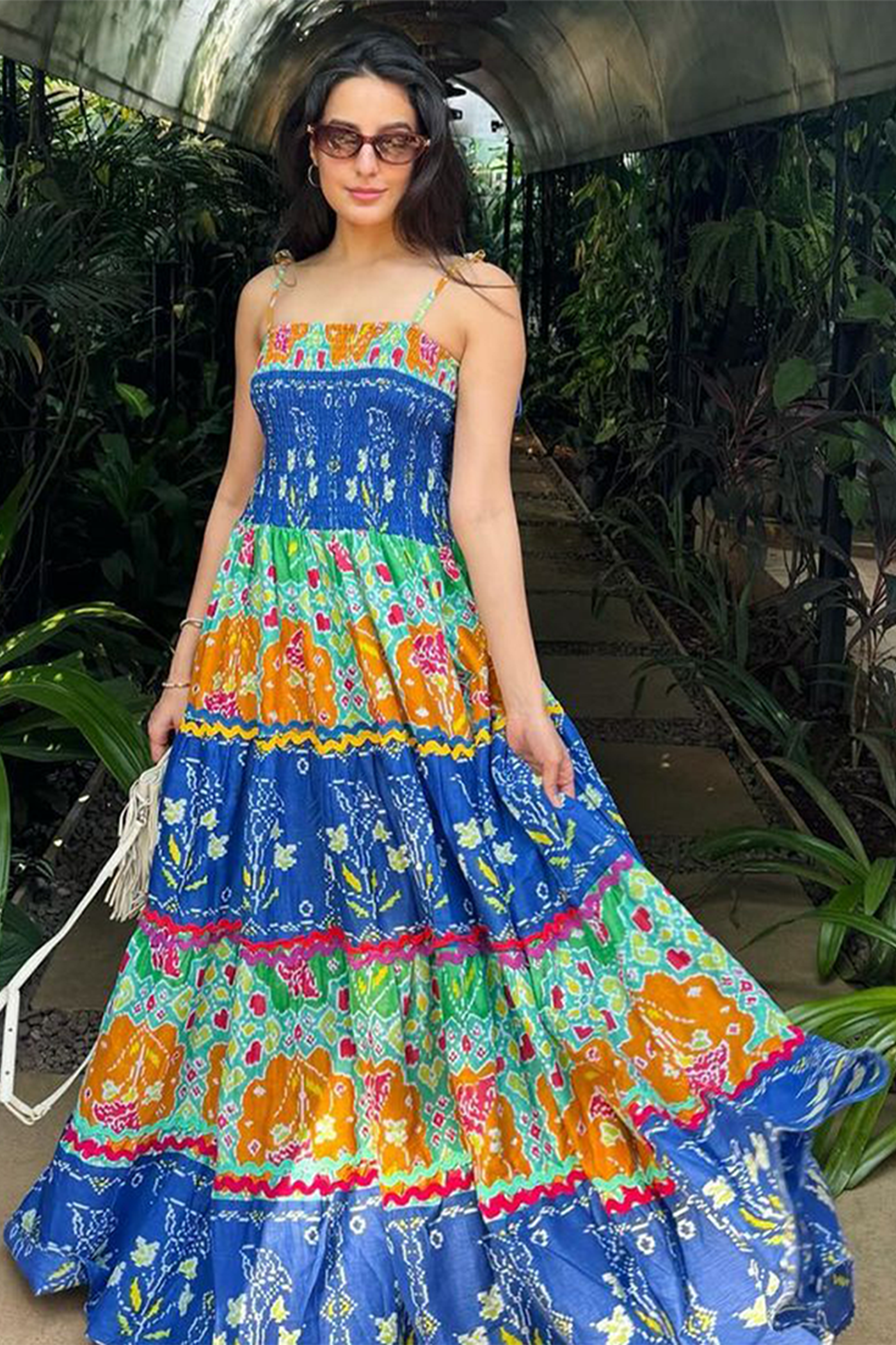 Tarini Manchanda In smoky layer dress