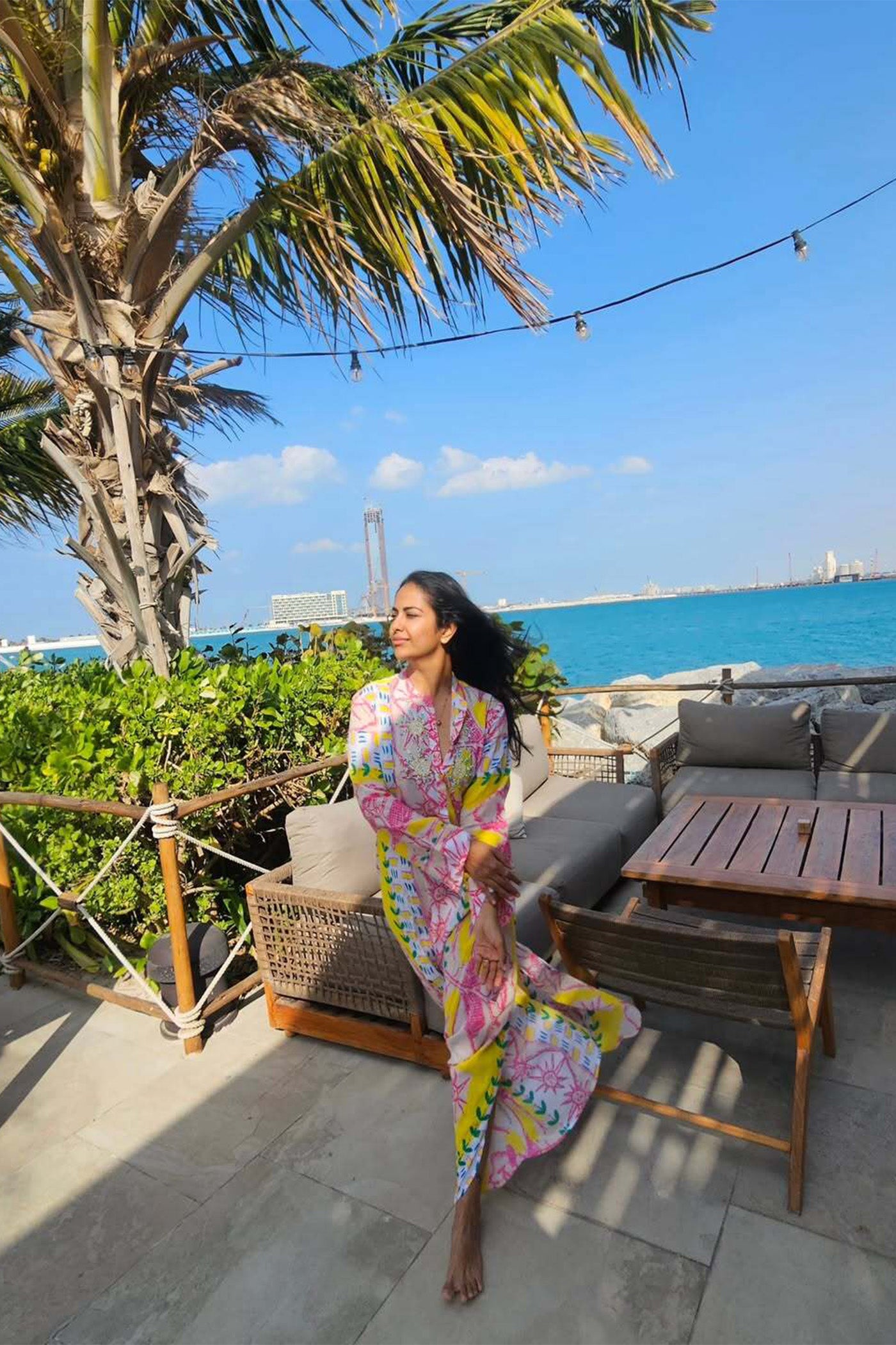 AVIKA GHOR In Yellow Madrine Long Dress