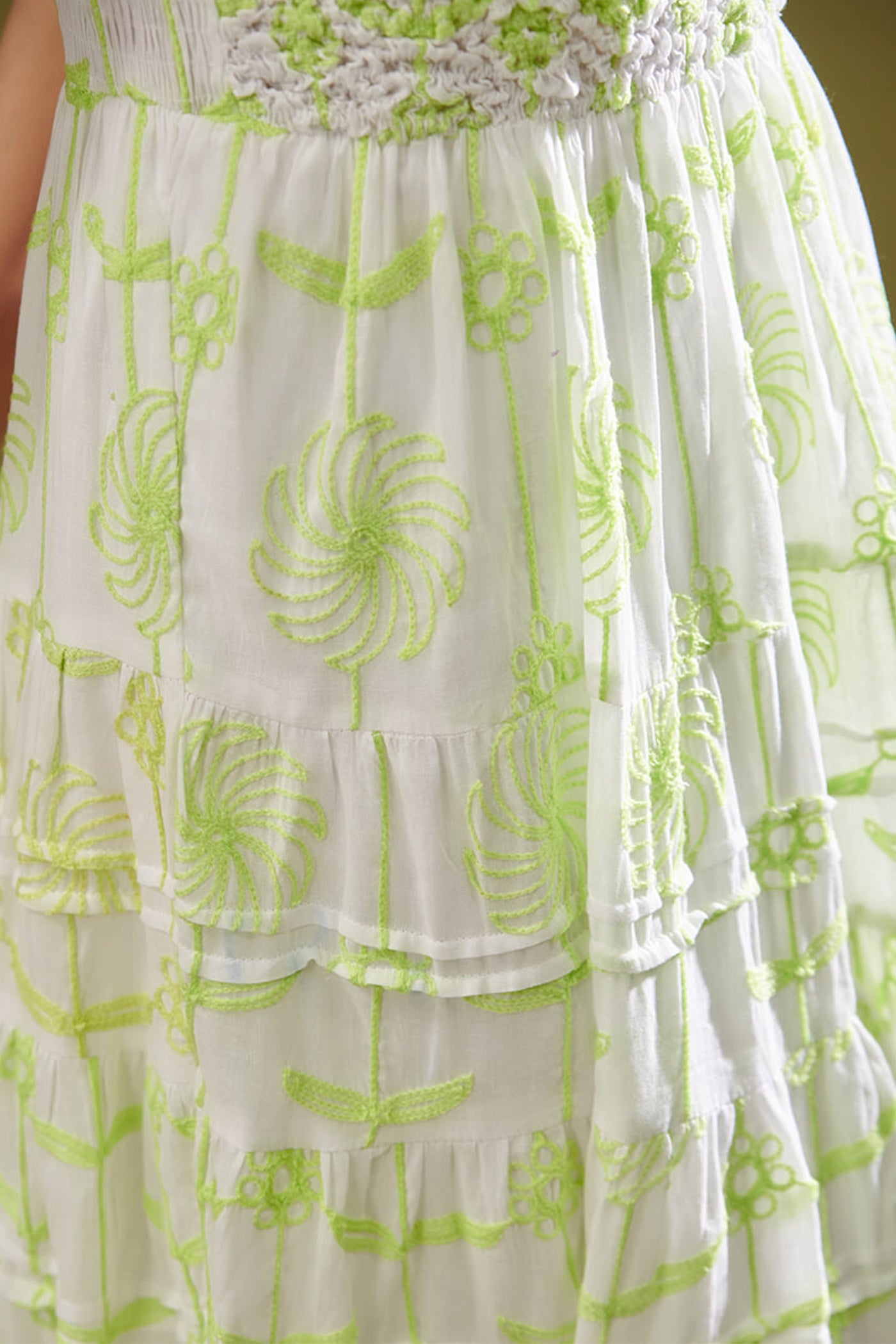 smoky bust maxi dress