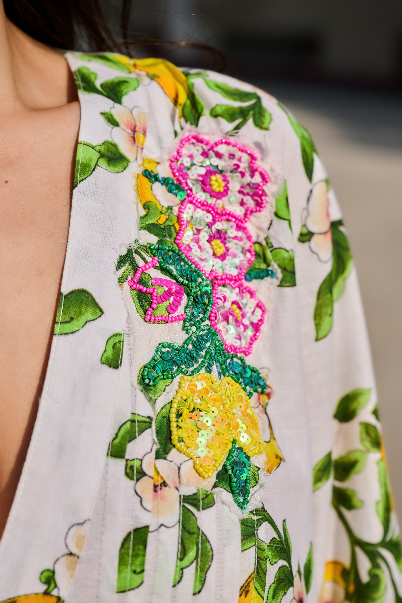 Dipti Dhillion In Limone Luxe Mini Dress