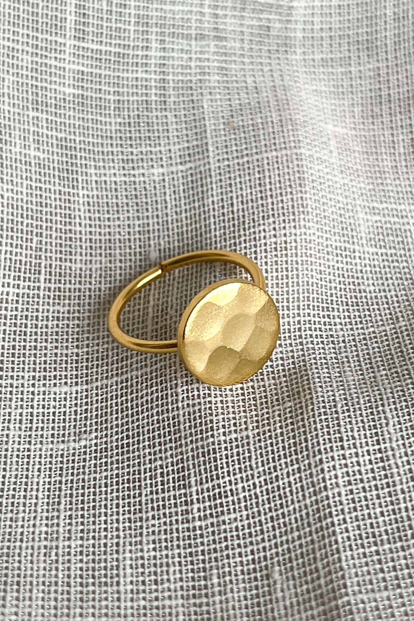 Golden Disc Ring