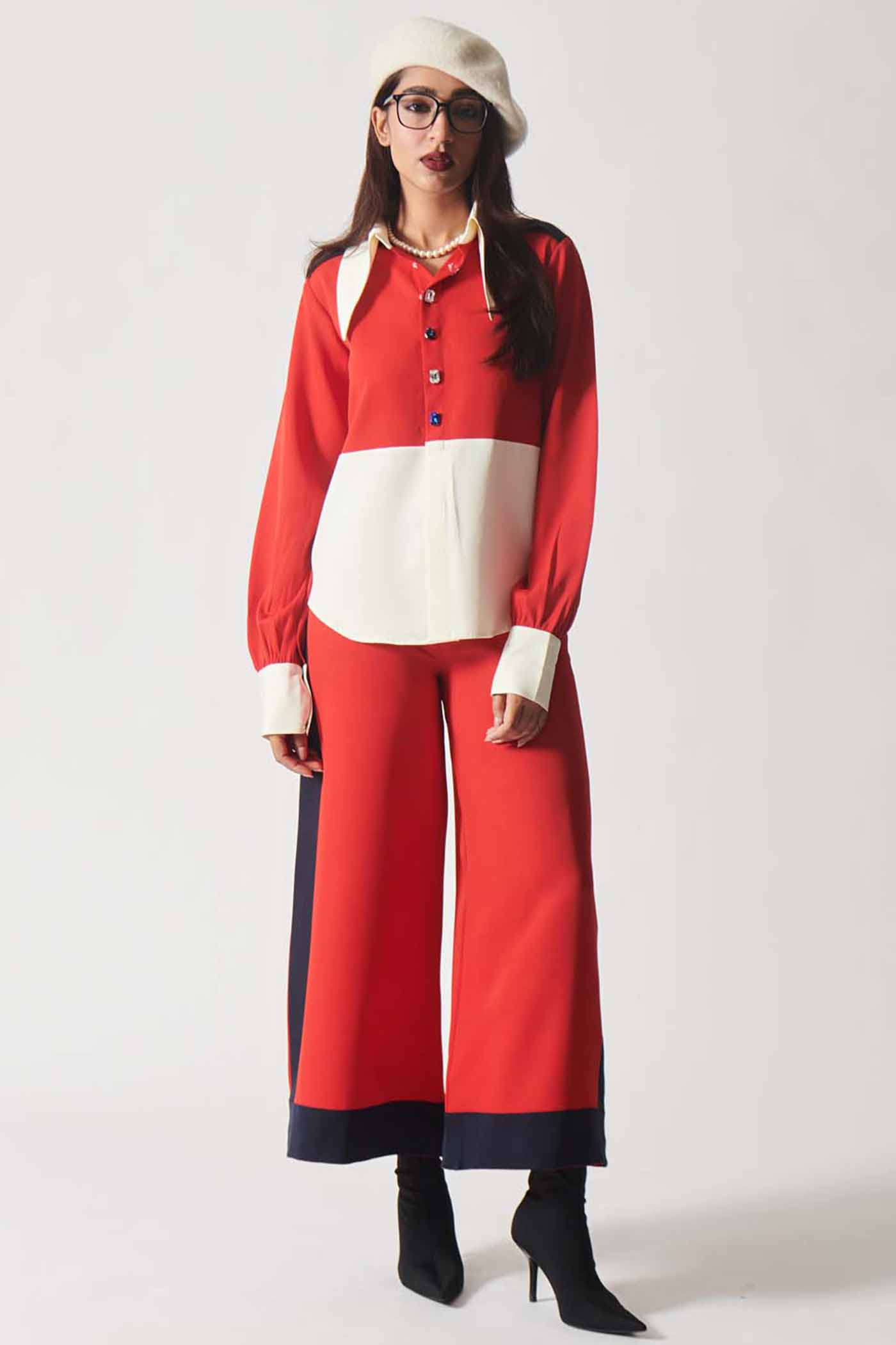 Regal Long Collar Pant