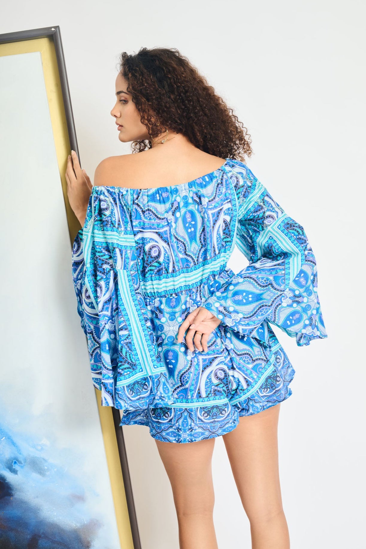 Floral Whispers Off Shoulder Dress