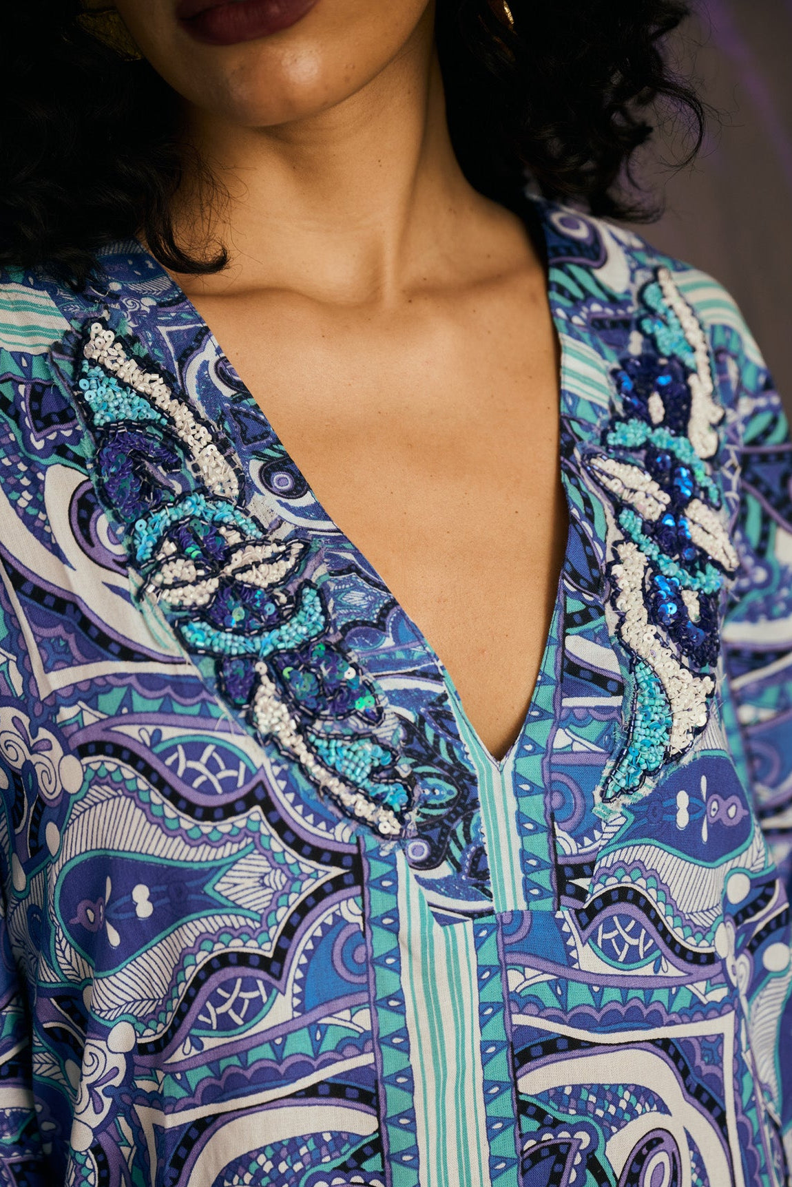 Blue Horizon long Maxi