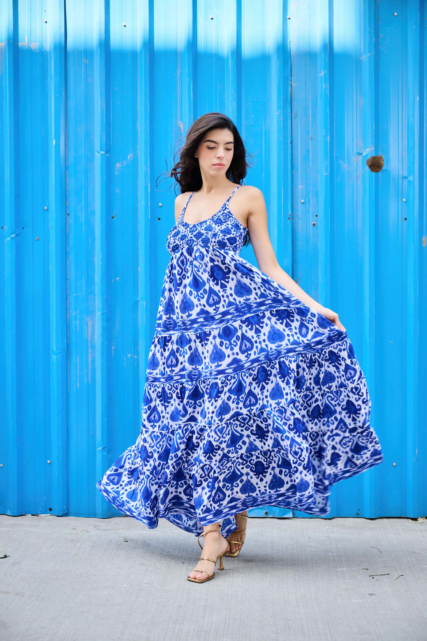 Indigo Whirl Maxi