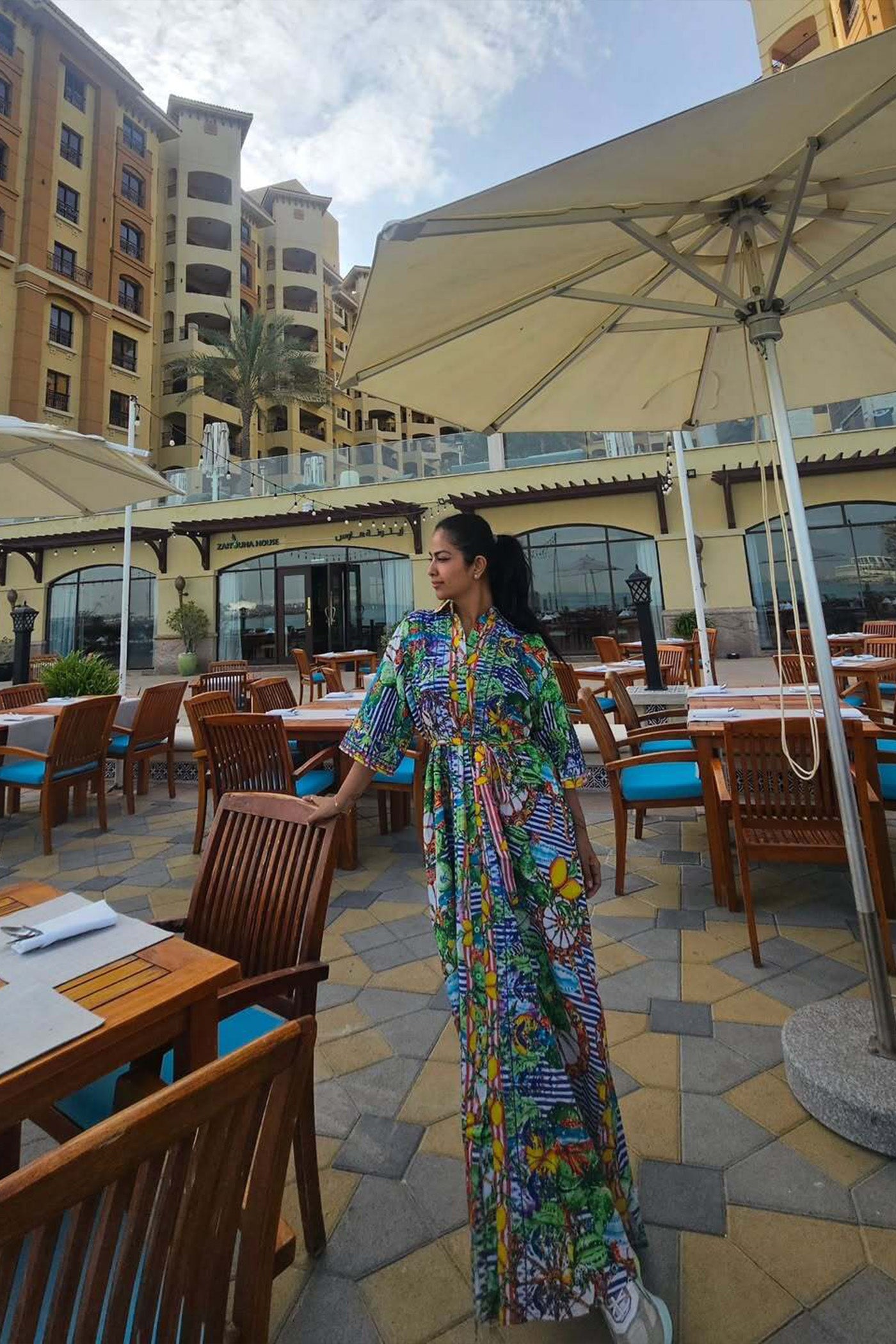 AVIKA GHOR In Chromatic Charm Shirt Dress