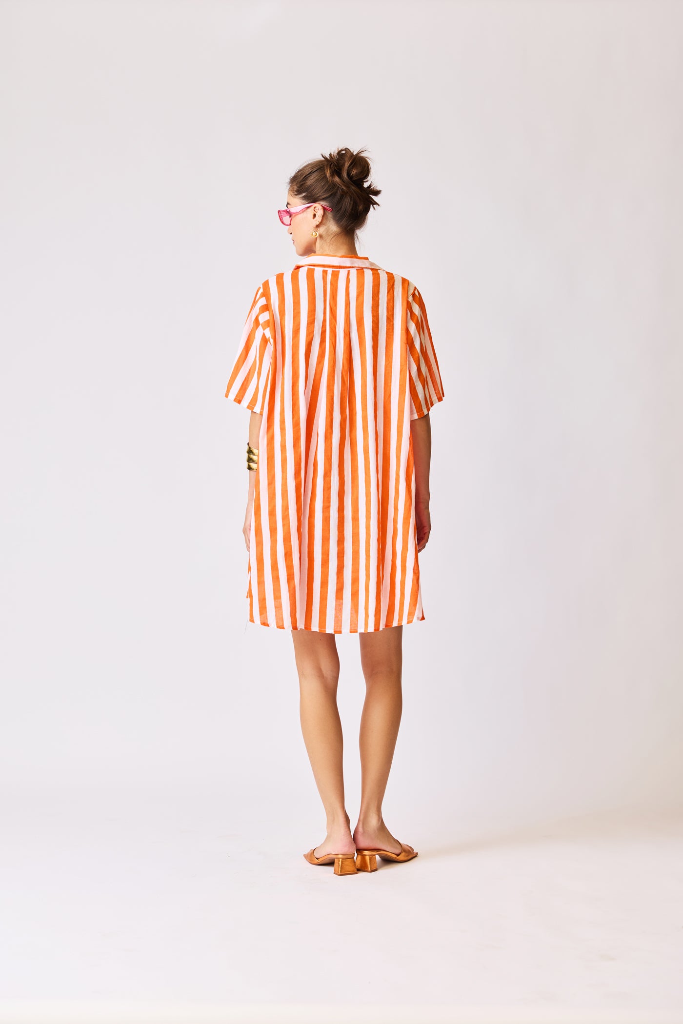 Resort Stripe Shirt Dress