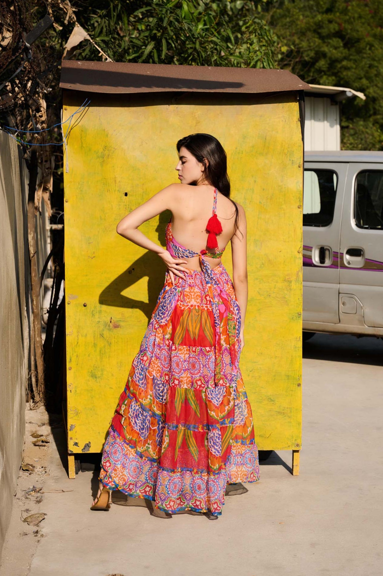 Radiant Strapped Maxi Dress