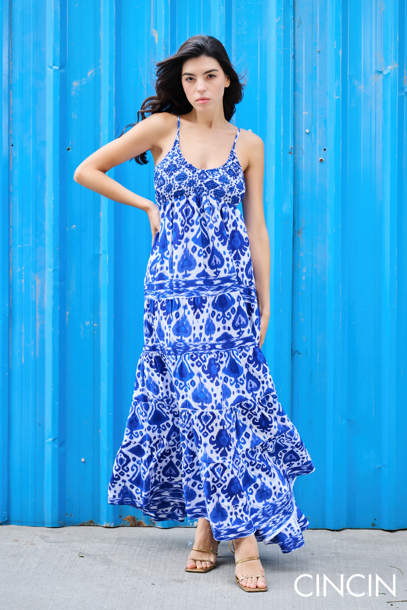 Indigo Whirl Maxi